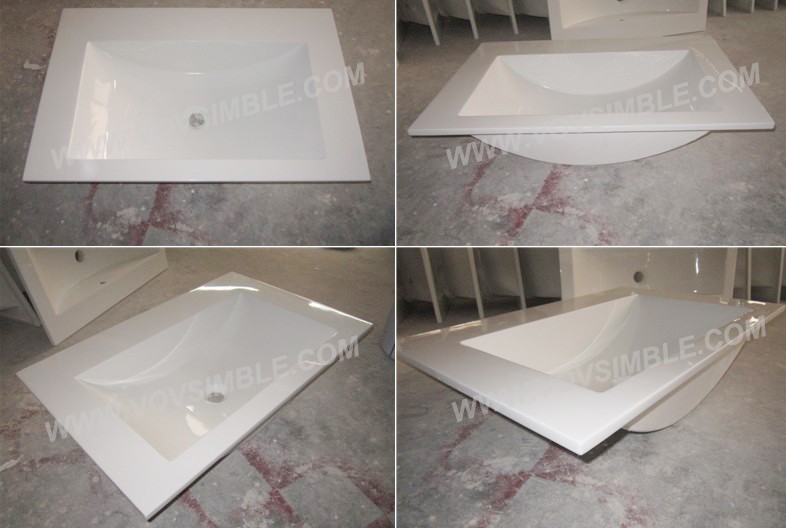 Popular Design Under Counter Wash Basin, corian acrylic solid surface wash basin