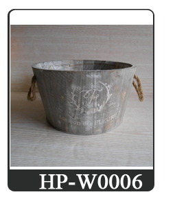 Accept Oem Simple And Modern Wood Flowerpot