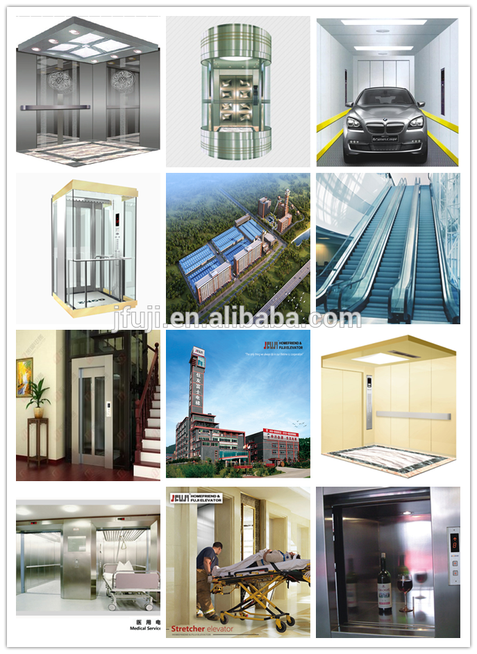 CE ISO Approved 400KG VVVF Good quality indoor home elevator / Villa Elevator /small elevators for homes