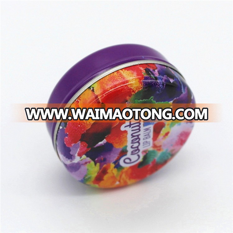 High quality small round cosmetic/make up tin can box sale