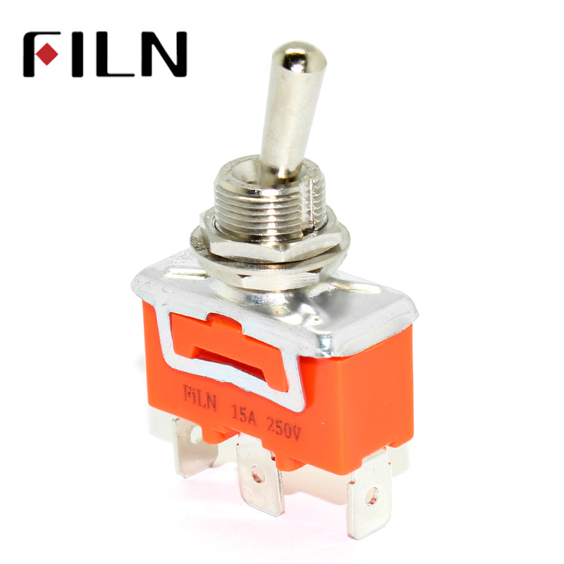 15A 250V 1121 silver contact point on off toggle switch 3pin