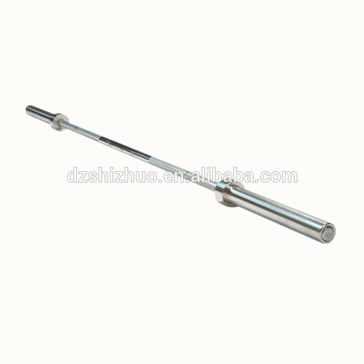 High Quality Weight Lifting Strength Training Powerlifting Barbell Bar Commercial Used Q235 Super Hard Chromed Barbell DB35