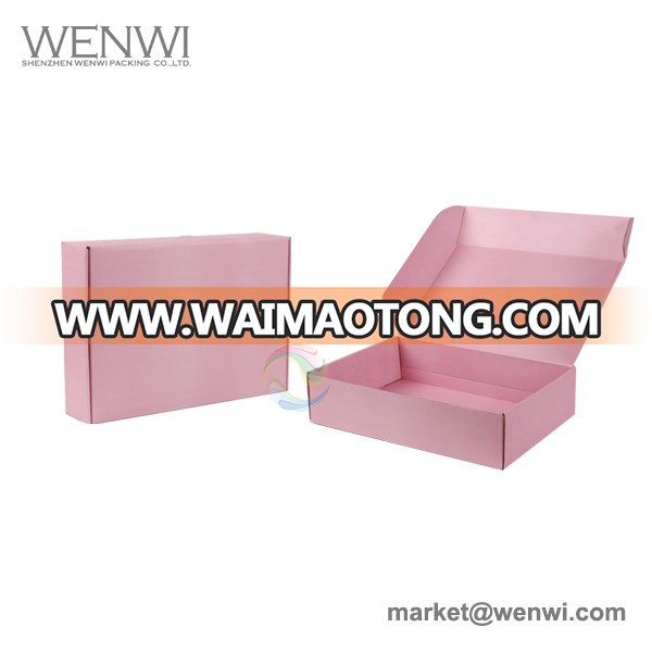 Pink Corrugated Shipping Facial Sleep Mask Packaging Box