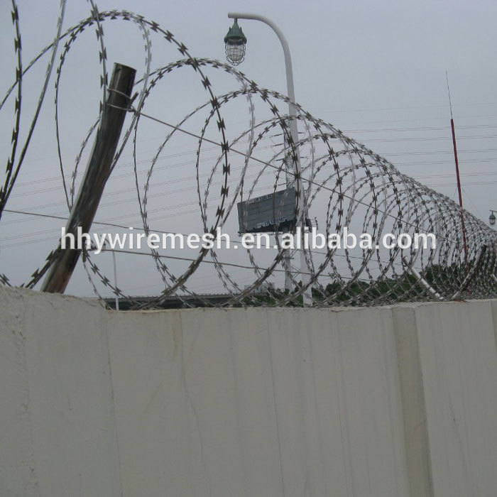 Supply contemporary cheap price high quality crossed razor barbed wire