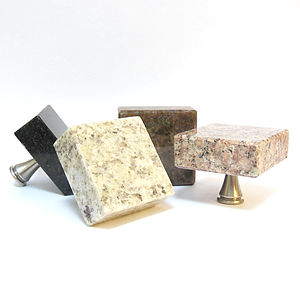 Multi Color Natural stone granite cabinet pull handles Drawer Dresser Wardrobe door knobs