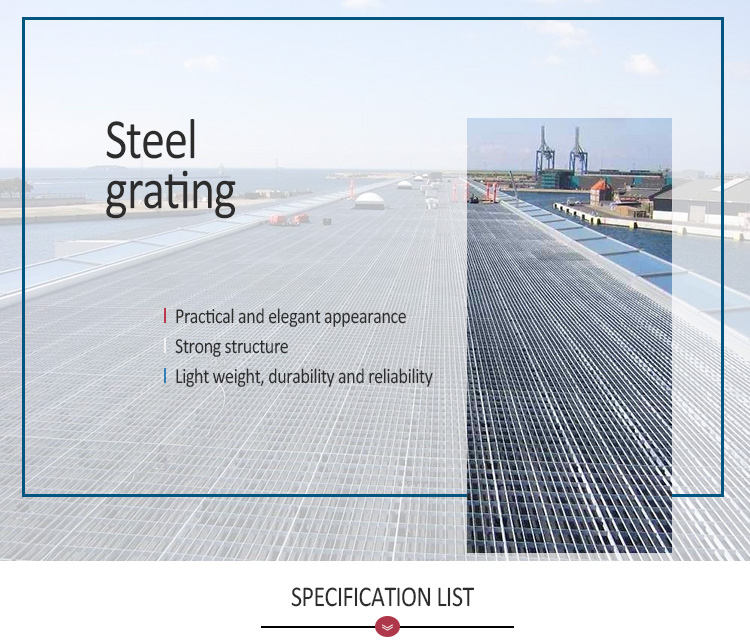 ANPING GUANDA Galvanized Flooring Steel Grating