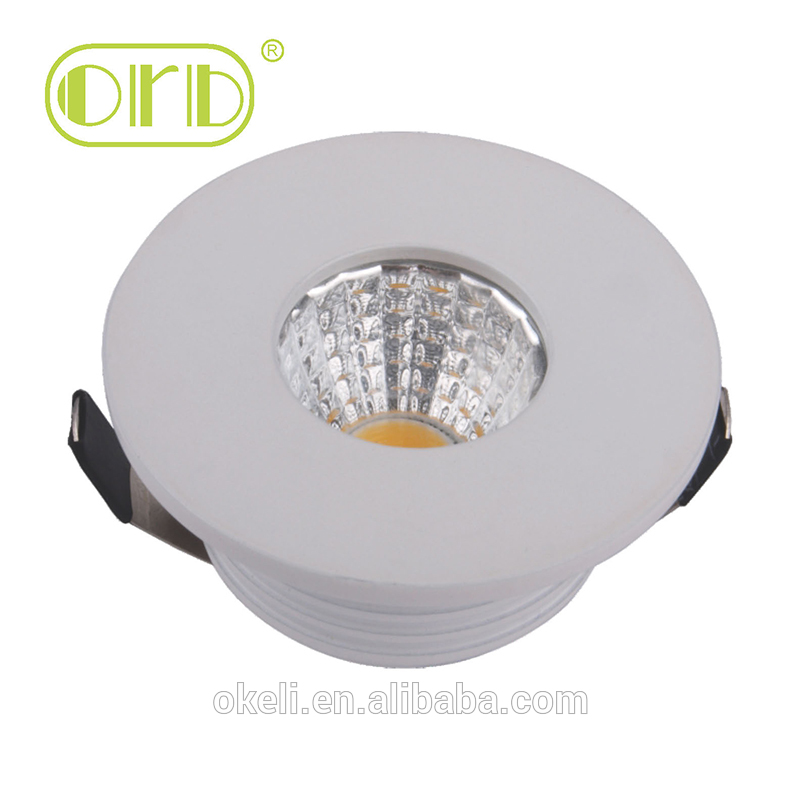 Indoor Decoration Warm White COB Aluminum  3W LED Spot Light