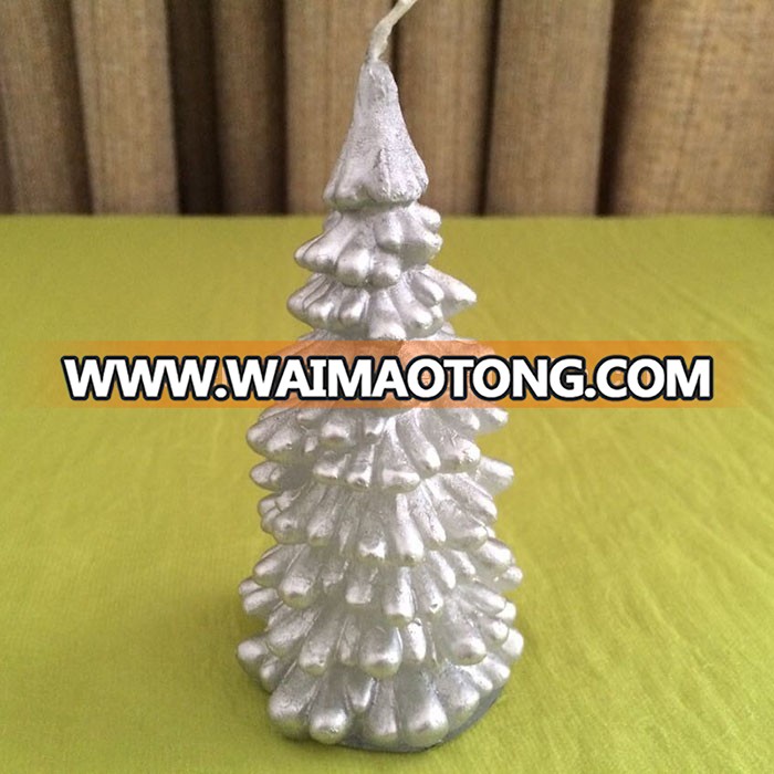 Wholesale funny christmas tree shape candles