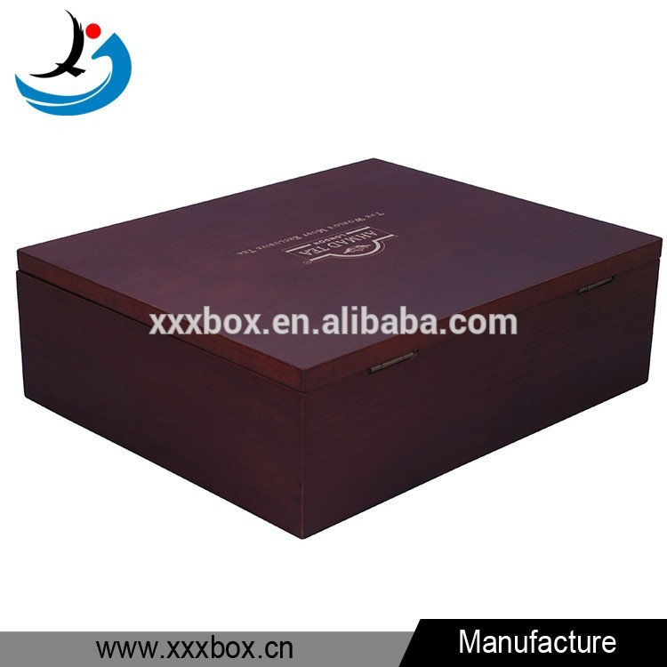 custom Gross wood tea packaging box for sale