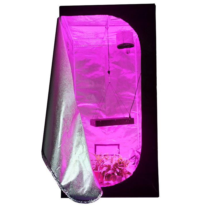 600d mylar plant grow tent 60x60x160cm indoor