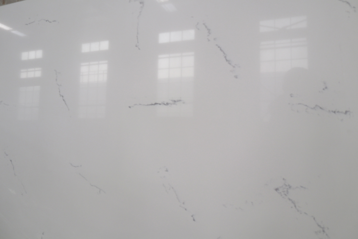 Calacatta quartz stone 1546 , calacatta marble, Calacatta Quartz Slab