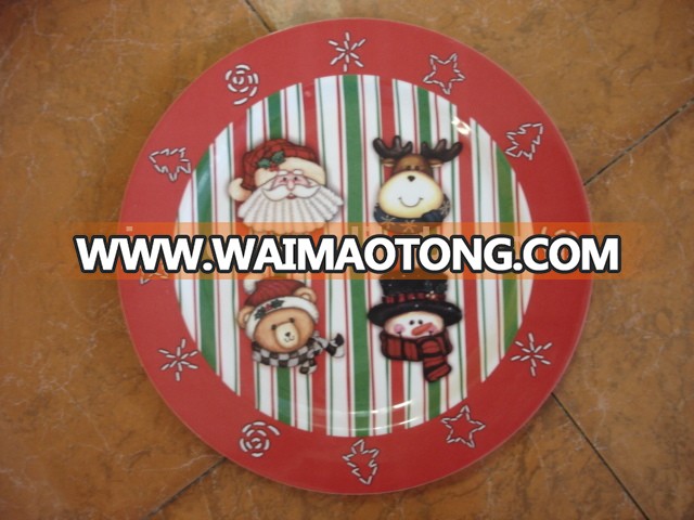 2014 new Christmas Xmas X-mas design plate