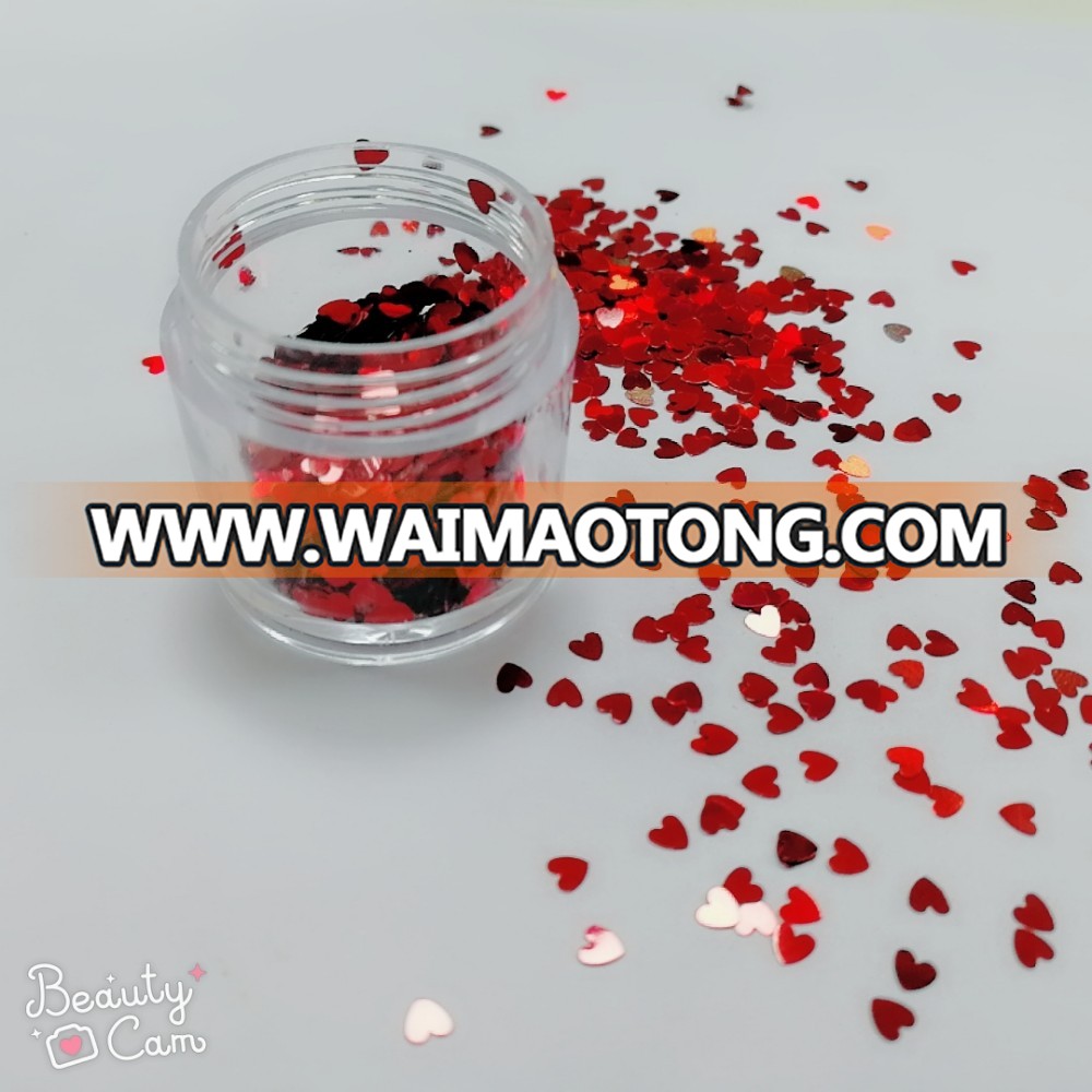 hot selling new colors fluorescent cosmetic glitter