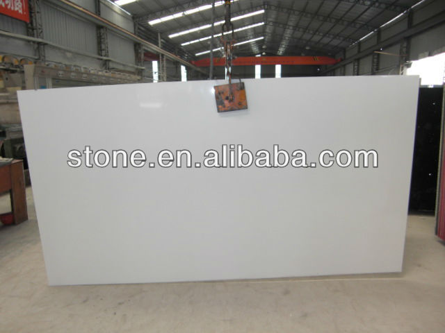 Super pure white quartz slabs 2cm 3cm polished pure white quartz stone slabs