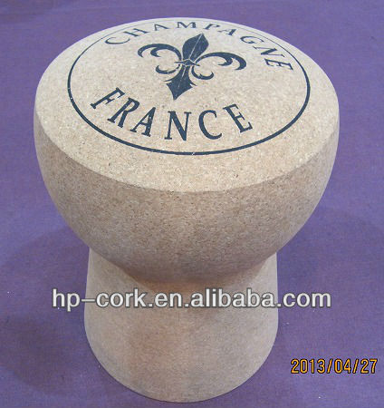 Champagne cork stool