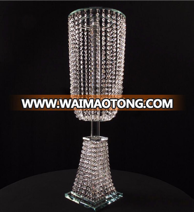 92cm table crystal wedding decoration flower stand centerpieces