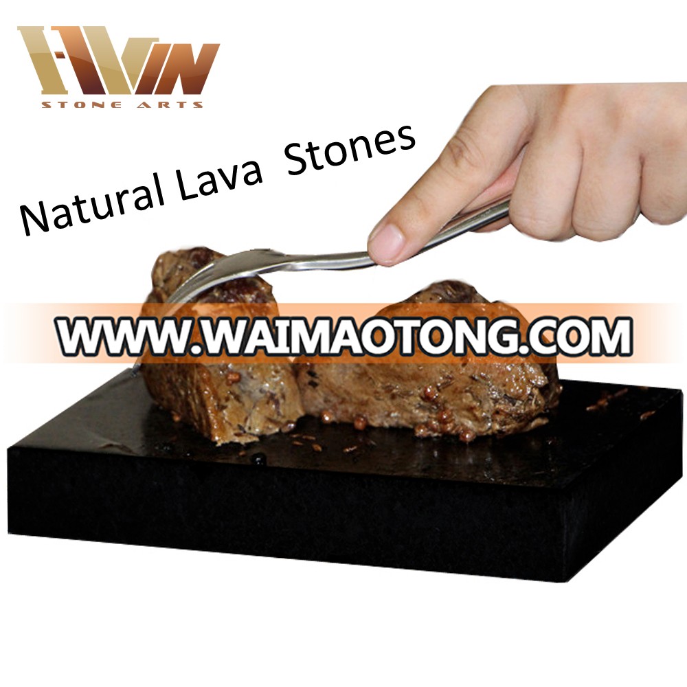 Restaurant Barbecue Basalt Steak Stone For Cooking,Hot Plate And Grill Basalt Cooking Lava Stone