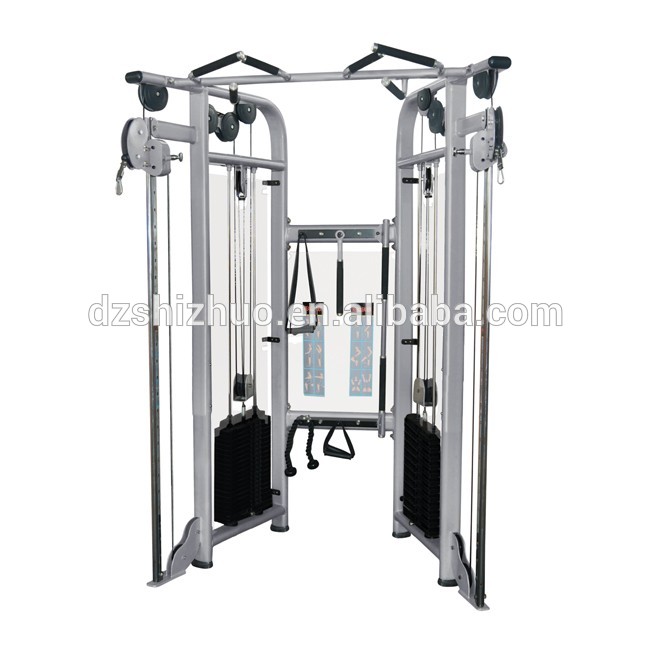 Commercial gym equipment Dual Adjustable Pulley with accessories RF02