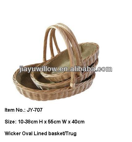 Empty Gifts willow basket