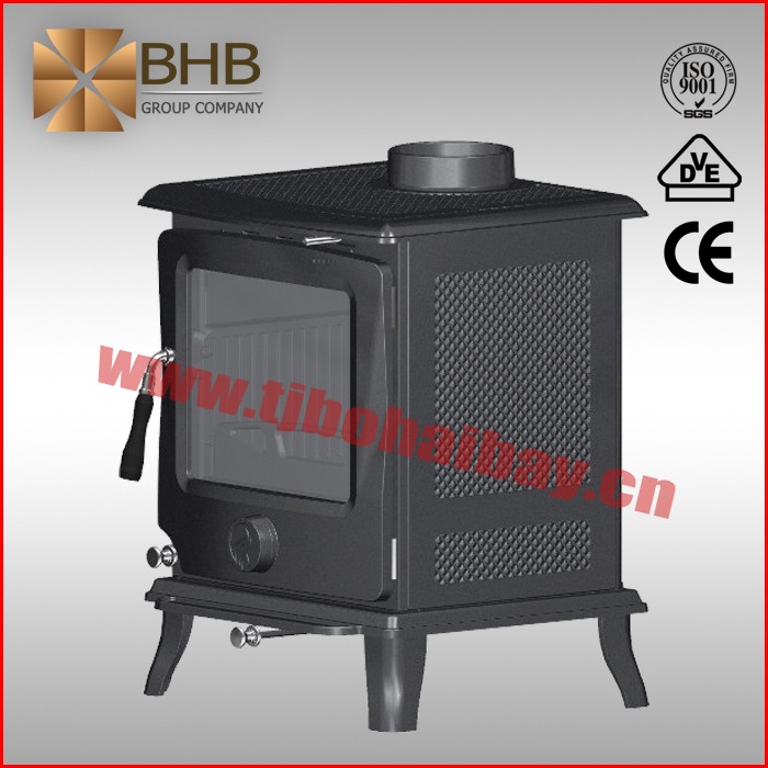 BHB Top or rear flue location 125mm chimney diameter wood burning stove