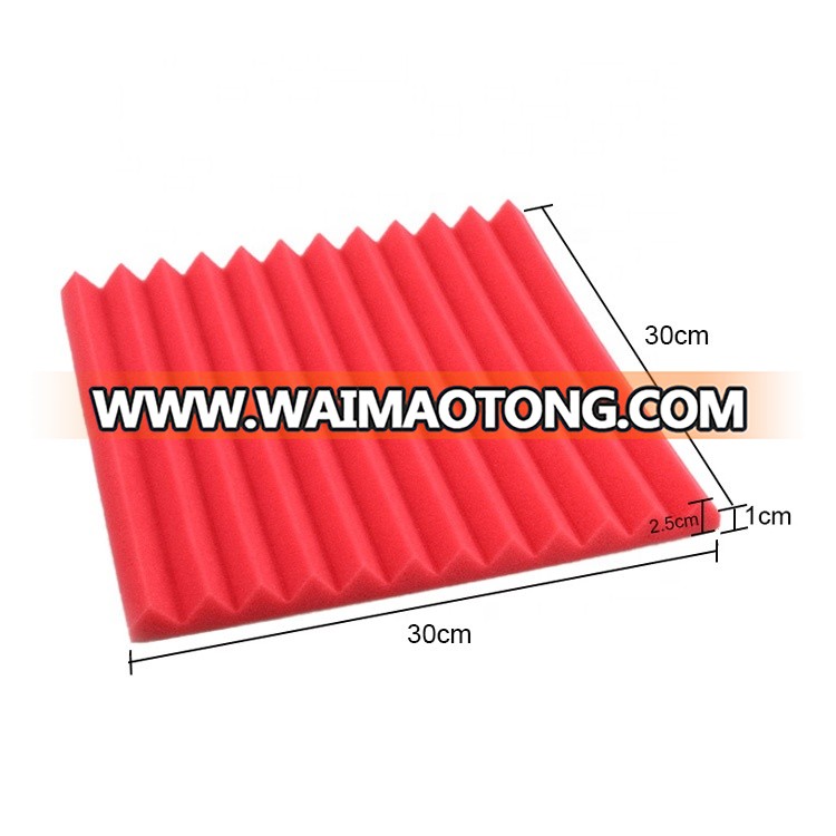 China Custom Small Wedge Shape Decorative Soundproof Home Music Studio Acoustic Polyurethane Foam Wall Panels