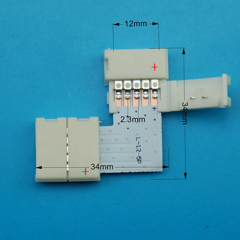 3 pin 10mm led strip connector