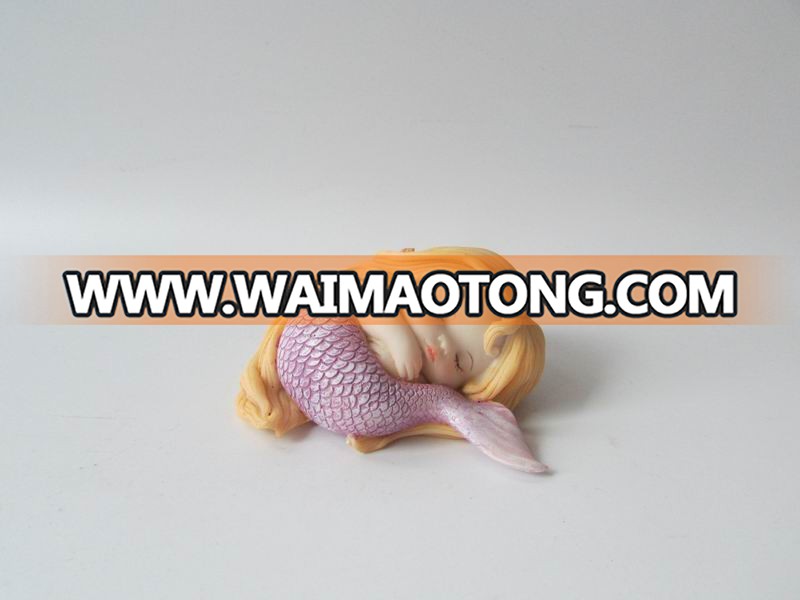 Wholesale Home & Table Decoration Cute Mini Resin Craft Mermaid Figurine Gift