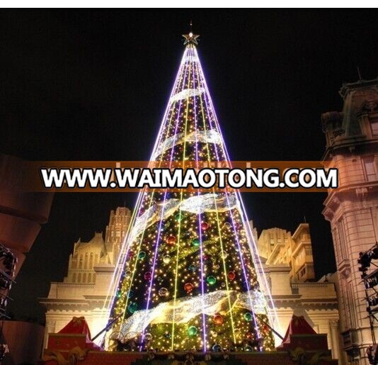 Outdoor Metal Lighted Led Big Christmas Tree