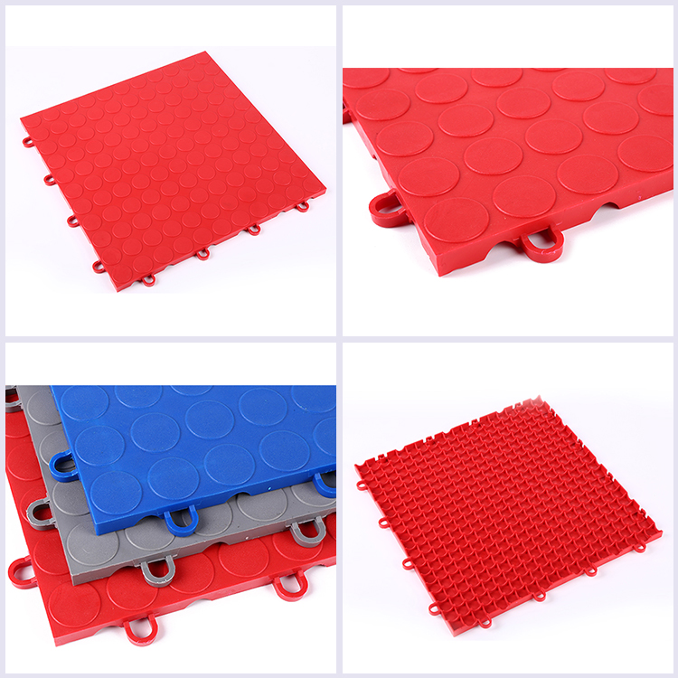 China supplier eco-friendly basement pp interlocking garage floor tile