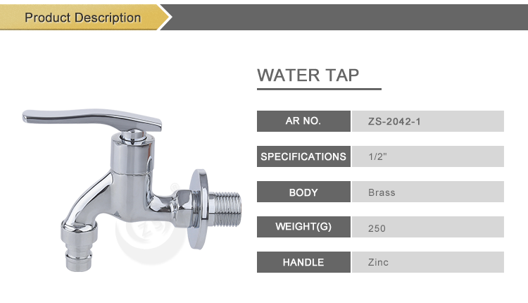 Superior quality excellent service wall mounted 1/2 inch kitchen faucet brass bibcock instant electric water heater tap