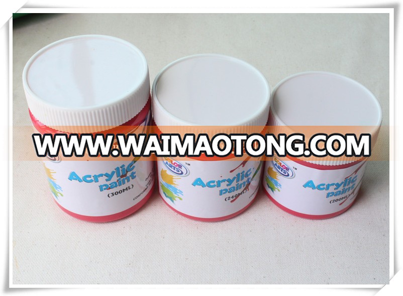 240ml Plastic Bottle Water Acrylic Paint for Hand Painting