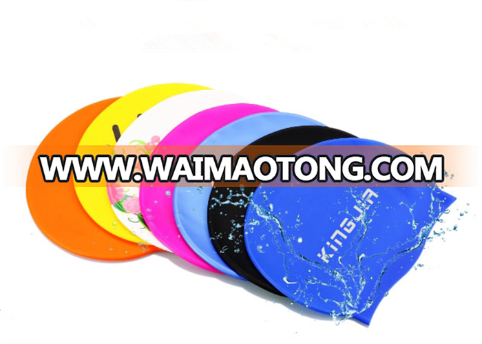 professional silicone swimming cap manufacturer custom logo adult kid size silicone swim cap