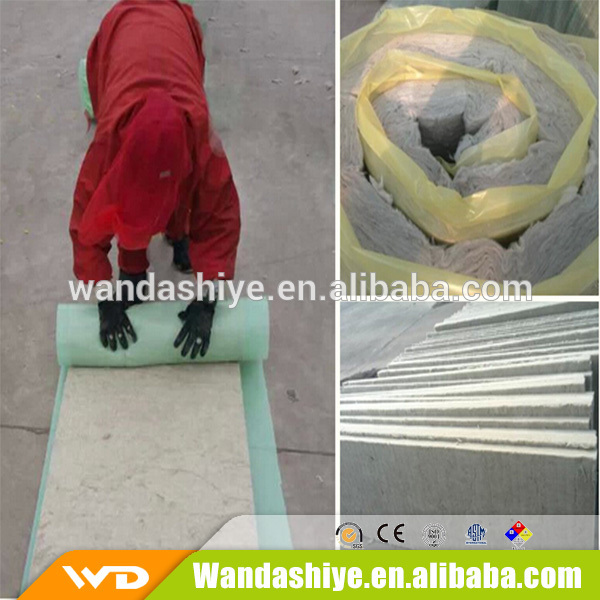 mineral wool roll covered with fireproof aluminum foil