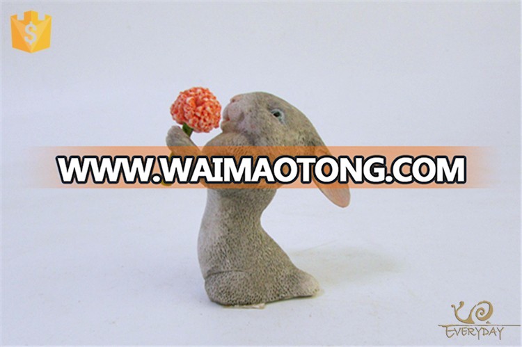 Factory Directly Anniversary Wedding Favors Gifts Resin Rabbit Statue for Guests