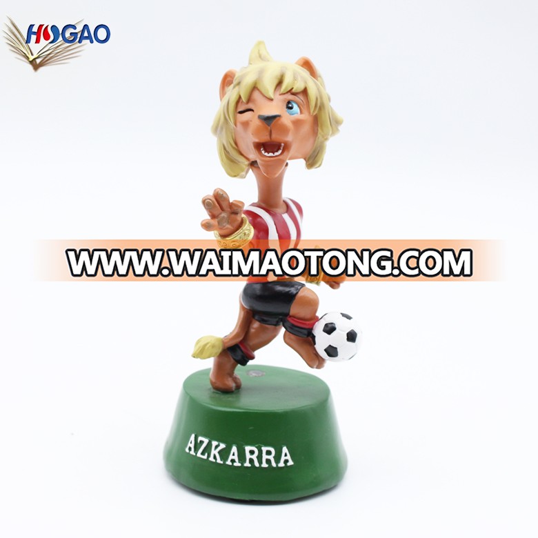 Resin Material and Bobble Head Product Type Polyresin Bobble Head Toy Collectible