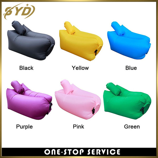 Short style outdoor air pillow sofa good quality inflatable sofa for sale