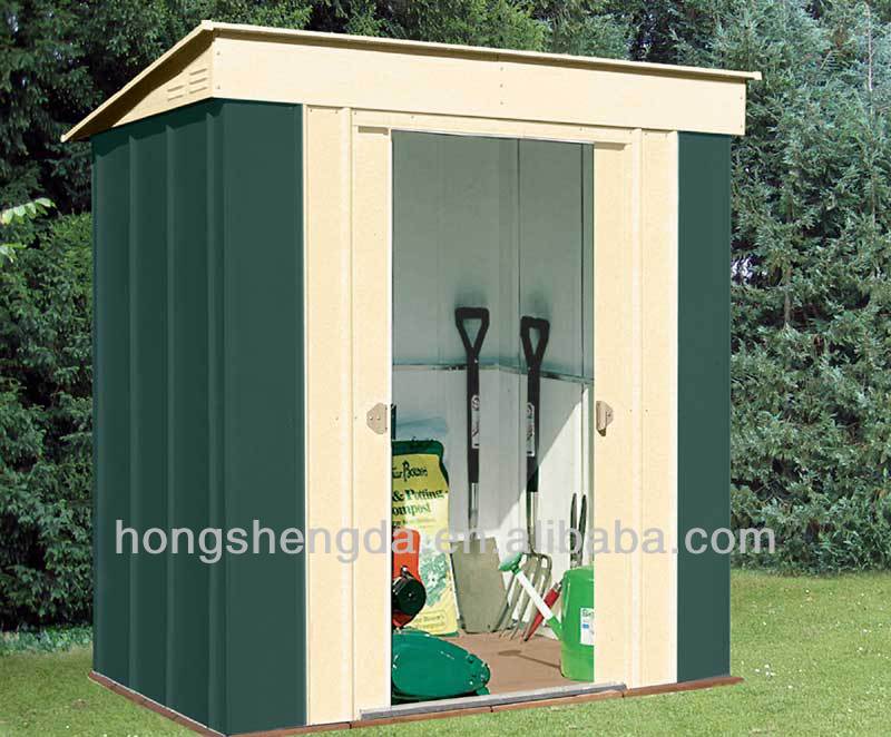 new popular flat pack garden shed / metal shed