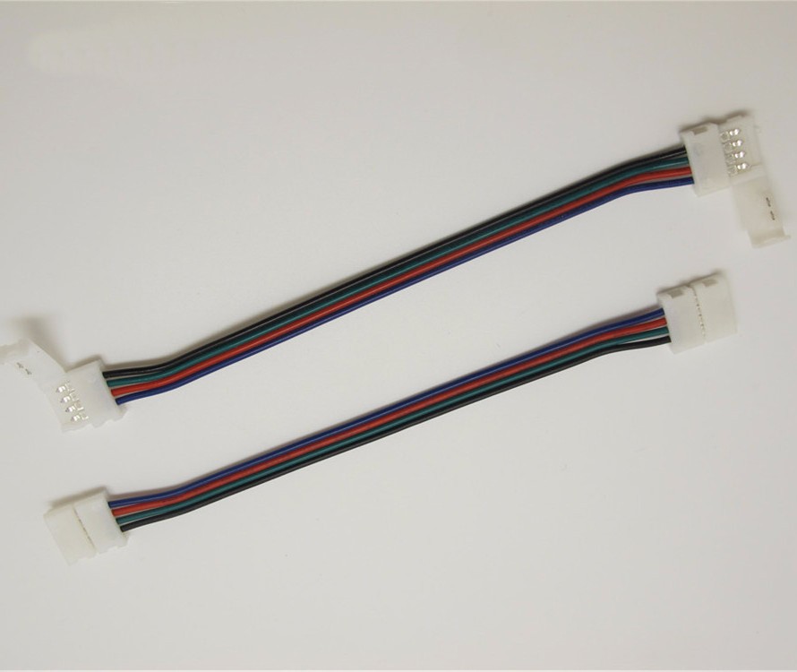 free welding RGB LED connector 4Pin for 10mm strip light