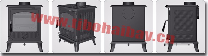 China manufacture wood fuel 5 years quality assurance cast iron stove