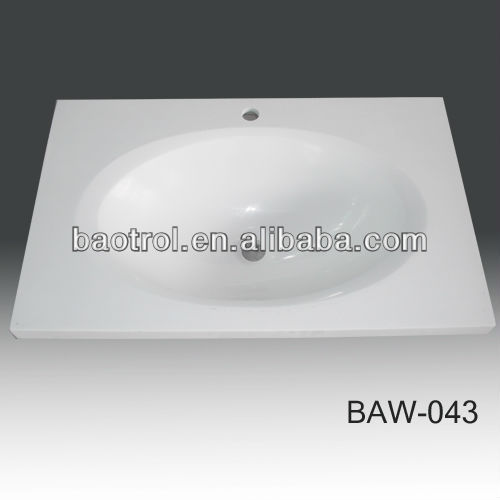 gel coat resin pedestal basin new,solid surface pedestal sink