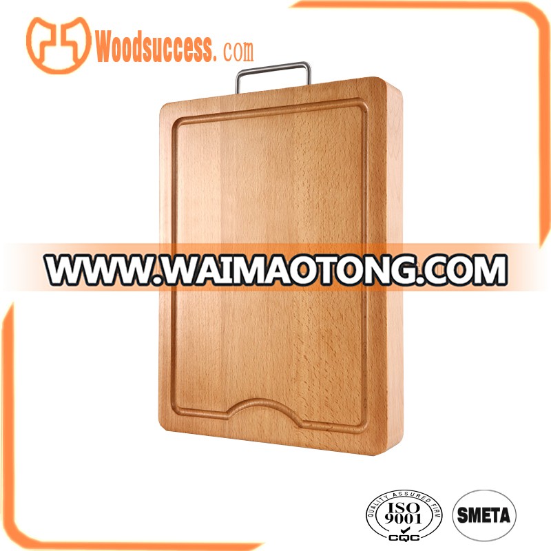 beech rectangle antibacterial cutting board