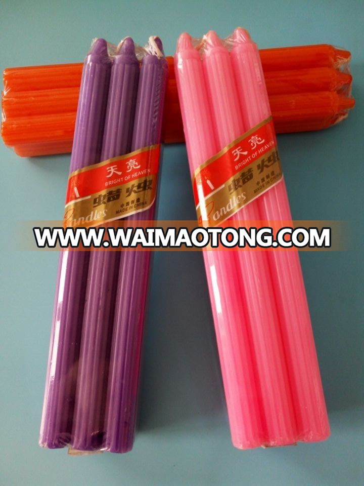 wholesale bright fluted candles for resale