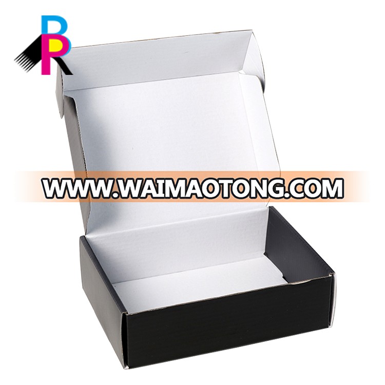 Custom Logo Printing Folding Flat Corrugated Packaging Shipping Mailer Post Box