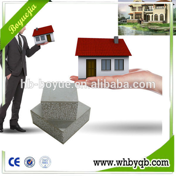 Soundproof Prefabricated Sound Proof Panel Wall 3D EPS Cement Wall