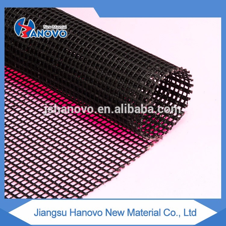 100-30kn Uniaxial Polyester PVC Geogrid