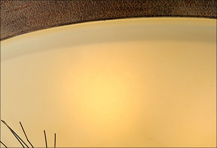 Pinrcone design E14 glass cover modern inside led ceiling light