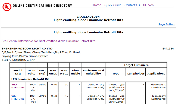 Office light Led linear troffer retrofit strips with ETL4.0 premium