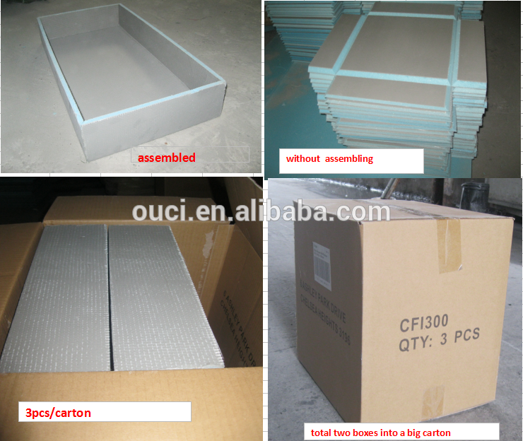 extruded polystyrene Waterproof bathroom shower shelves