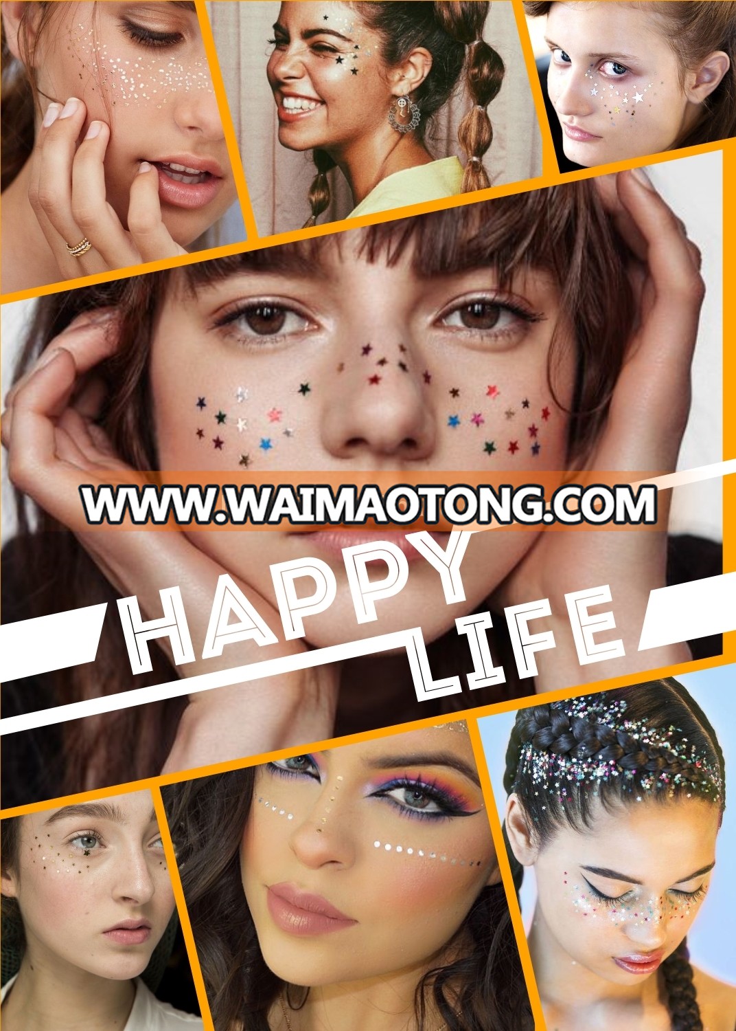 Temporary Party Makeup Rhinestone Jewel Face Tattoo Sticker