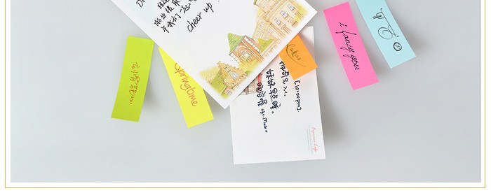 Promotional Pocket Memo Pad With Colorful Book Markers